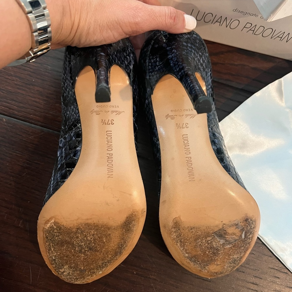 Luciano padovan open toe pumps - Picture 3 of 11